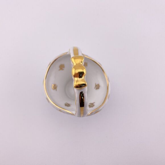 Limoges France - Miniature Porcelain Basket - Courting Couple - Picture 6 of 8